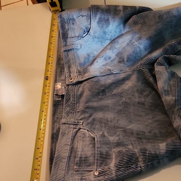 Sapphire Red Jeans Size 22 Blue Tie-Dye Jeans Pinstripe Blue - Picture 4 of 9